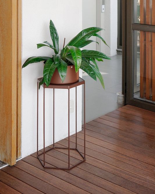 Suporte para plantas Garça 60 - Tampo Metal