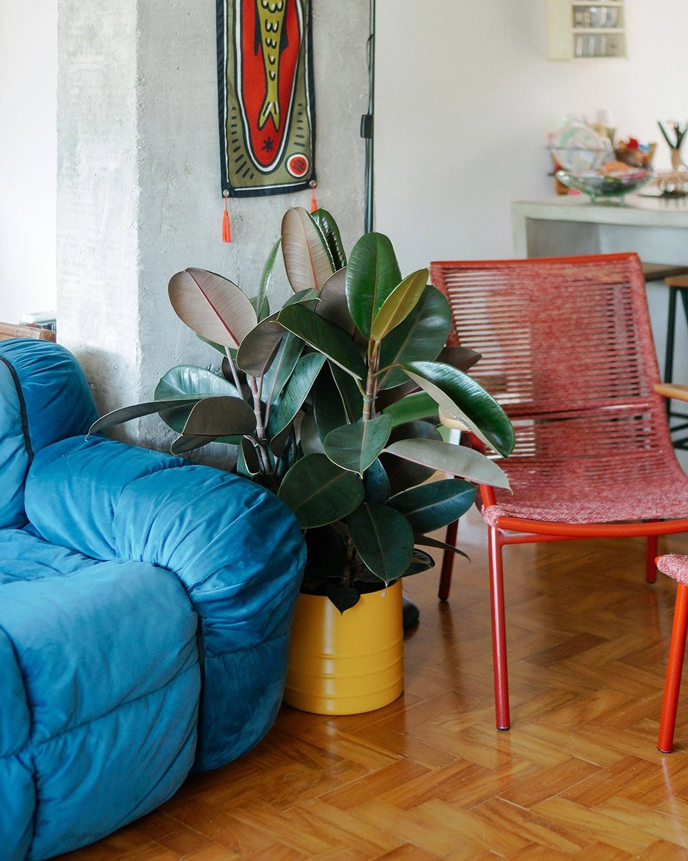 Cachepô alumínio friso 25