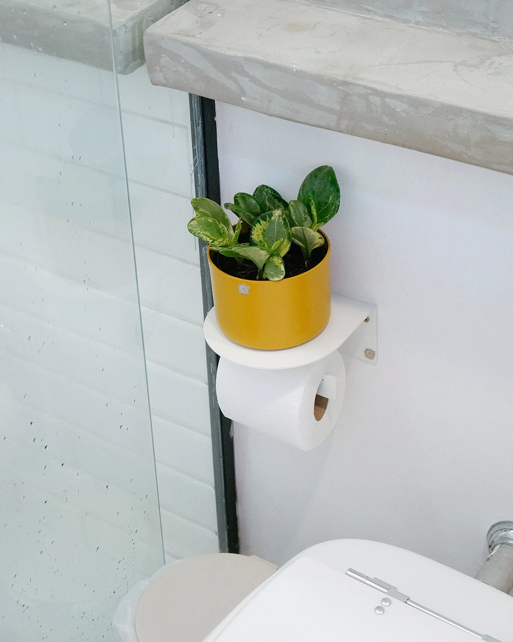 Cachepô alumínio reto 12