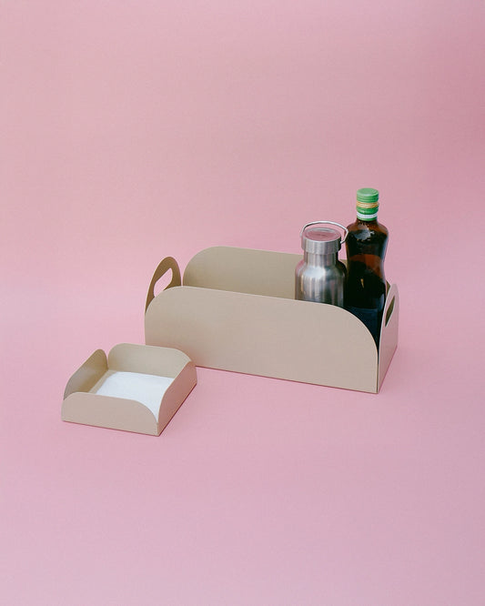 Kit Organizador de Mesa + Porta Guardanapo Hibisco