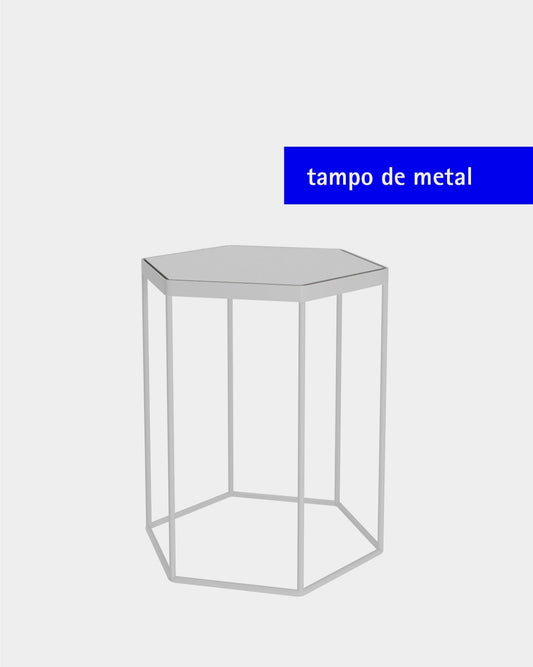 Suporte para plantas Garça 40 - Tampo metal